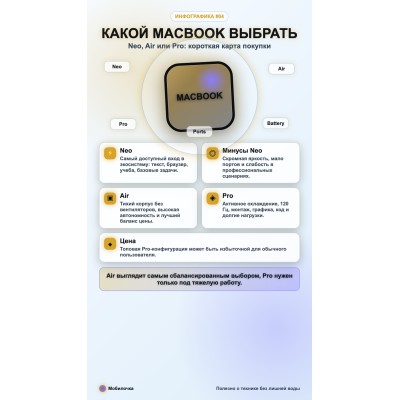 Сравнение новой линейки MacBook: Какой ноутбук выбрать?