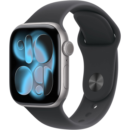 Купить Apple Watch 11 46mm Space Grey Aluminum Case / Black Sport Band Apple Watch 11 46mm Space Grey Aluminum Case / Black Sport Band