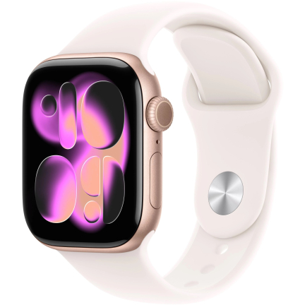 Купить Apple Watch 11 46mm Rose Gold Aluminum Case / Light Blush Sport Band Apple Watch 11 46mm Rose Gold Aluminum Case / Light Blush Sport Band